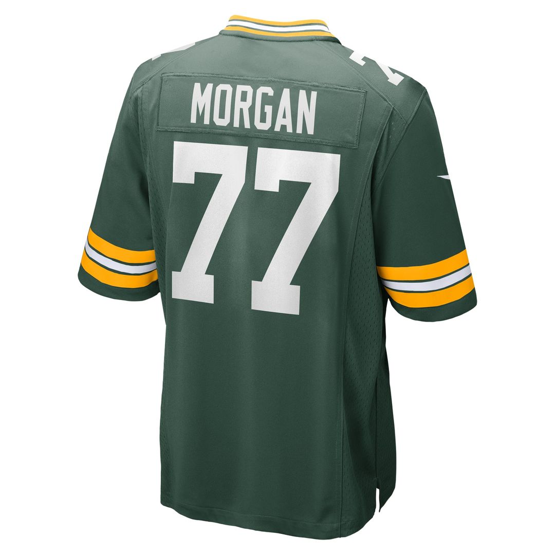 Green Bay Packers Jordan Morgan Nike Green Player Game Jersey