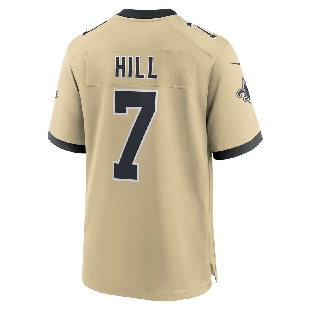 New Orleans Saints Taysom Hill Nike Black Game Jersey