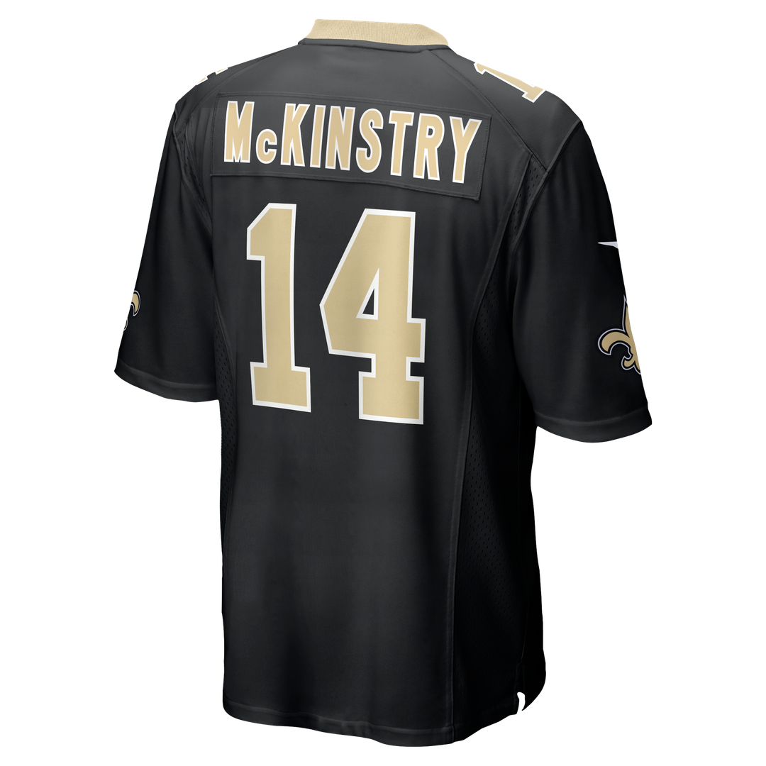 New Orleans Saints Ga'Quincy McKinstry Nike Black Player Game Jersey