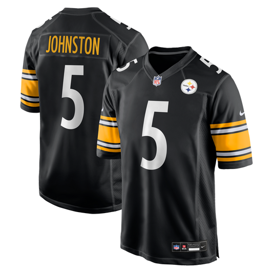 Pittsburgh Steelers Cameron Johnston Nike Black Game Jersey