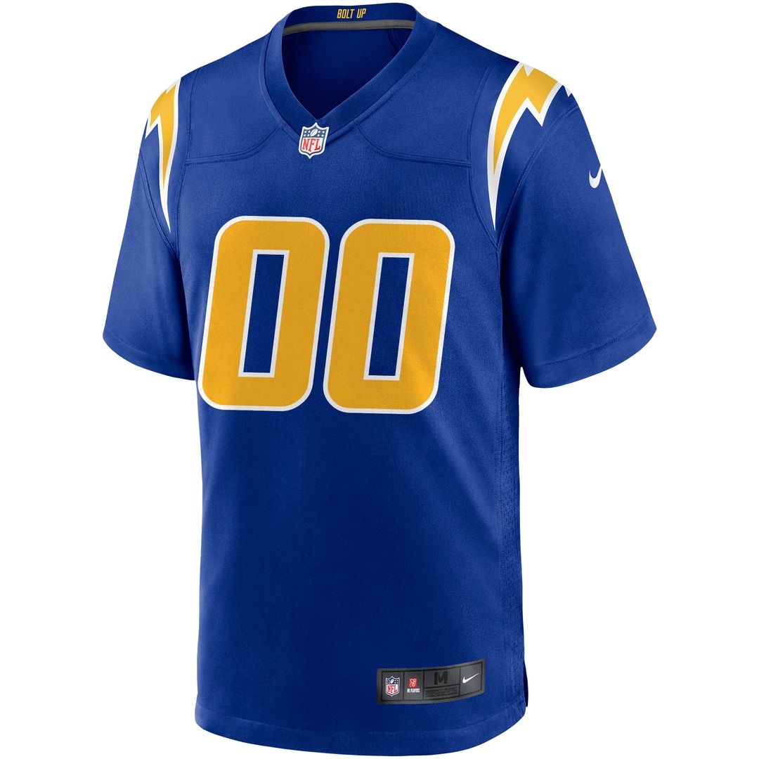 Los Angeles Chargers Nike Royal Alternate Custom Game Jersey