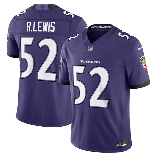 Baltimore Ravens Ray Lewis Nike Purple Vapor F.U.S.E. Stitched Retired Limited Jersey