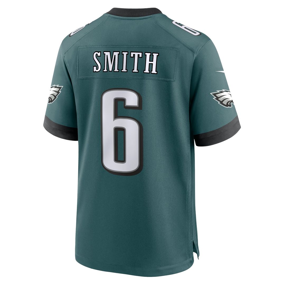 Philadelphia Eagles DeVonta Smith Nike Midnight Green Player Game Jersey