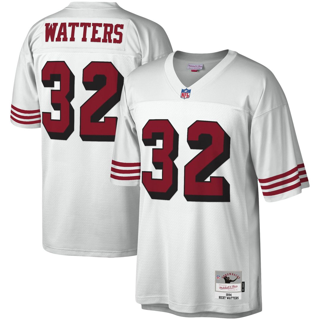 San Francisco 49ers Ricky Watters Mitchell & Ness Scarlet Legacy Replica Jersey