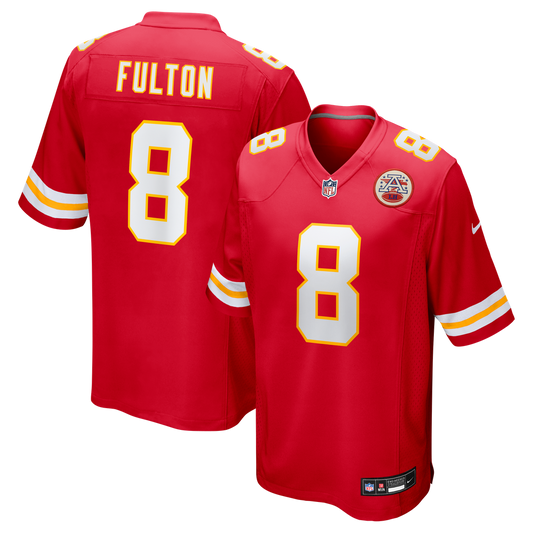 Kansas City Chiefs Kristian Fulton Nike Red Team Game Jersey