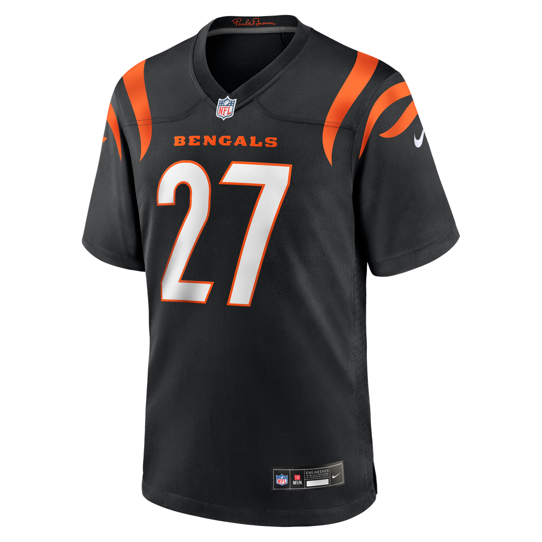 Cincinnati Bengals Jordan Battle Nike Black Team Game Jersey