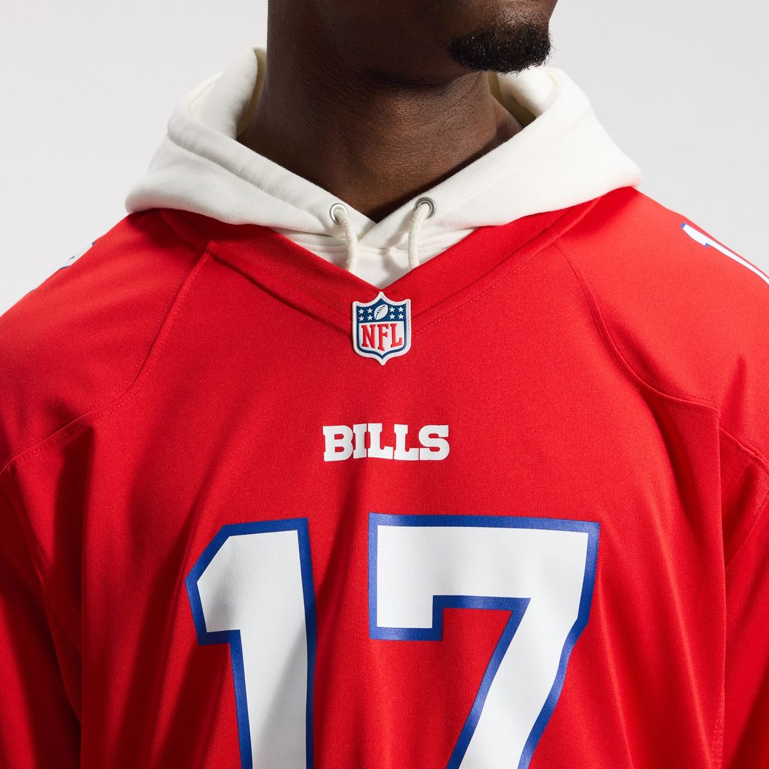 Buffalo Bills Josh Allen Nike Gray Nickel City Game Jersey