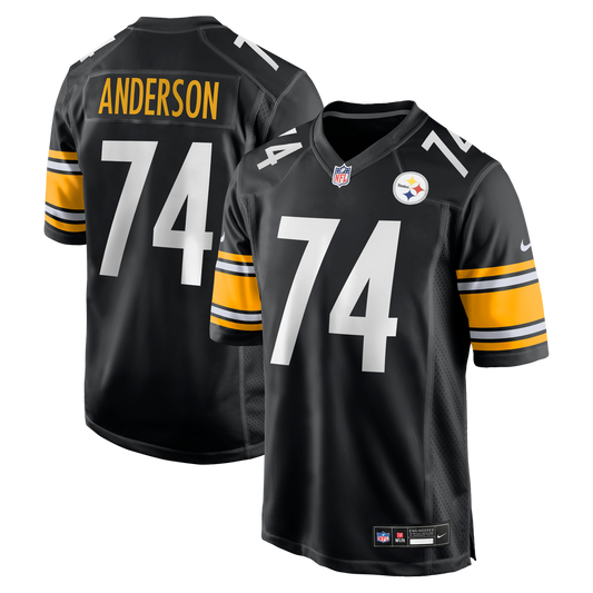 Pittsburgh Steelers Spencer Anderson Nike Black Game Jersey