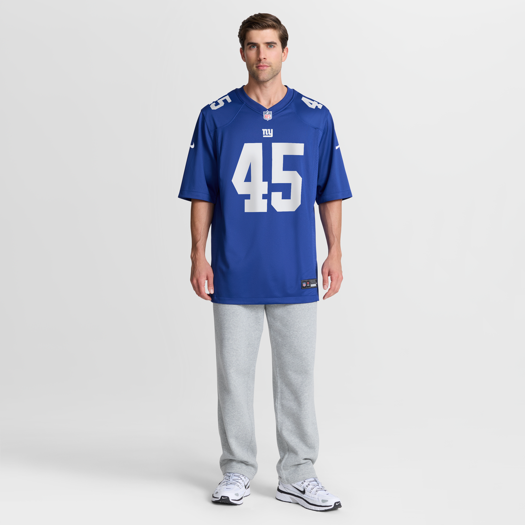 New York Giants Patrick Ricard Nike Royal Team Game Jersey