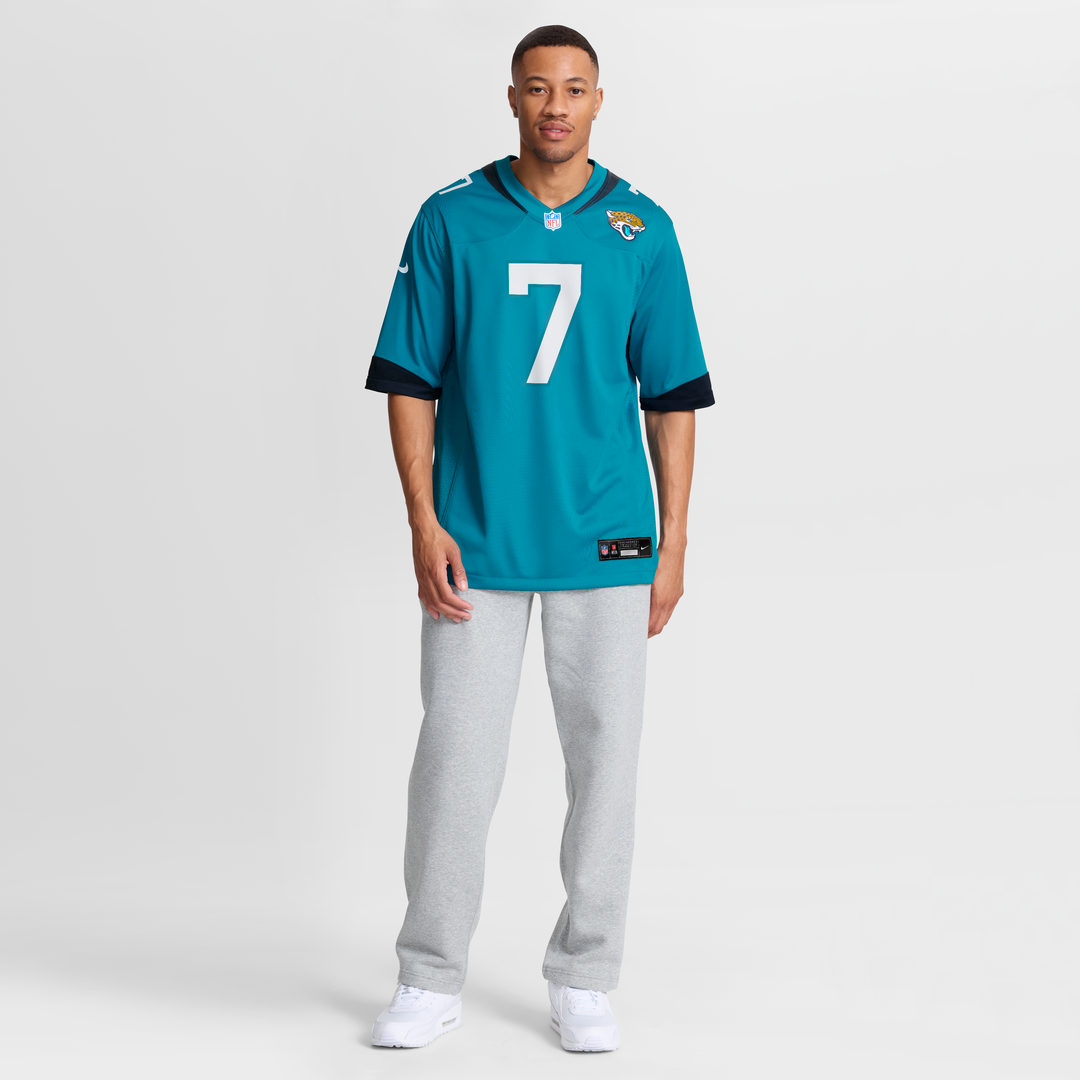 Jacksonville Jaguars Brian Thomas Jr Nike Teal Player Game Jersey