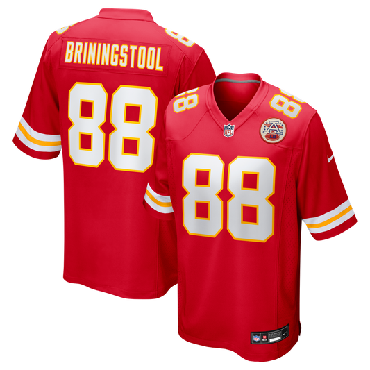 Kansas City Chiefs Jake Briningstool Nike Red Team Game Jersey