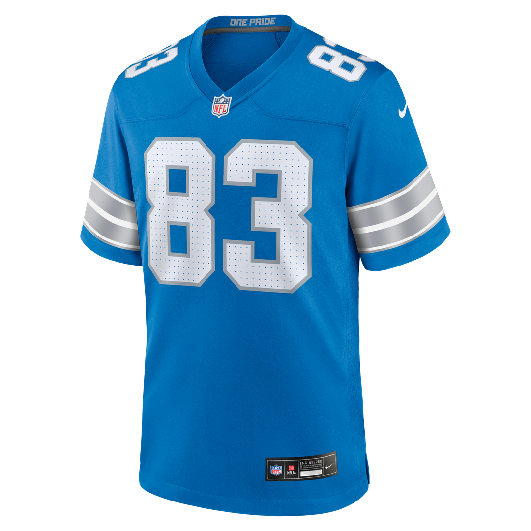 Detroit Lions Tyler Conklin Nike Blue Team Game Jersey