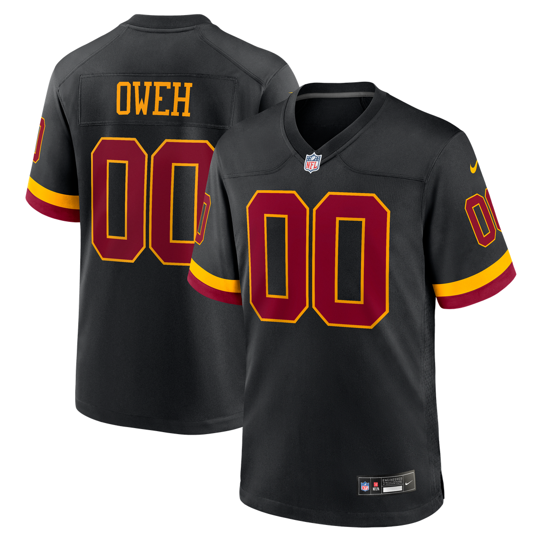 Washington Commanders Odafe Oweh Nike Black Hail Raiser Alternate Game Jersey