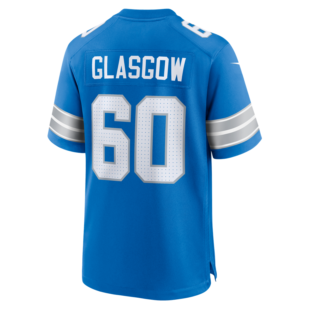 Detroit Lions Graham Glasgow Nike Blue Team Game Jersey