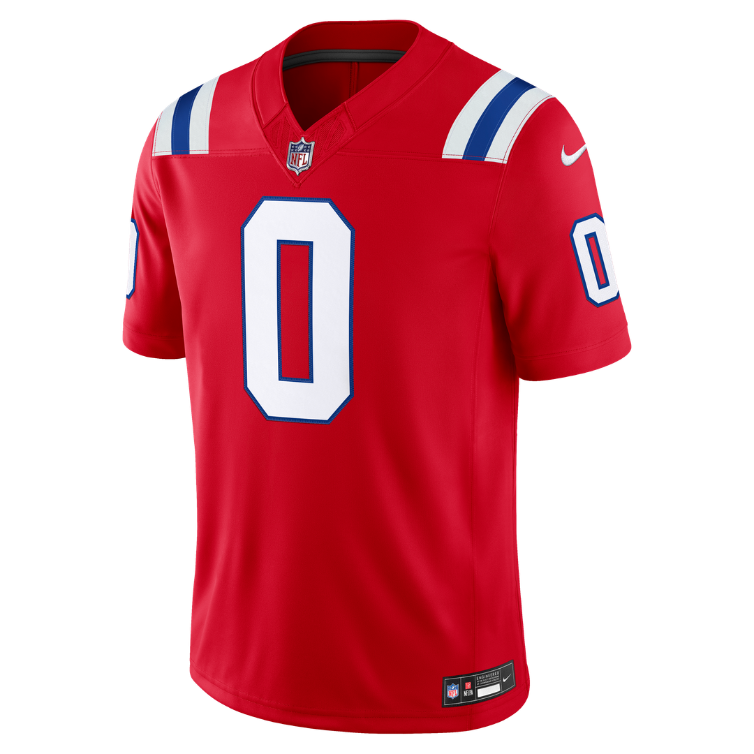 New England Patriots Christian Gonzalez Nike White Vapor F.U.S.E. Stitched Limited Jersey