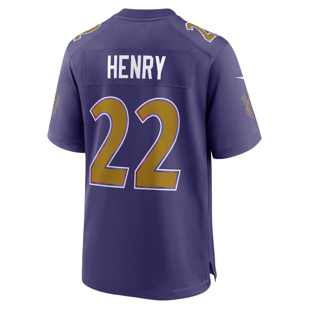 Baltimore Ravens Derrick Henry Nike Black Alternate Game Jersey