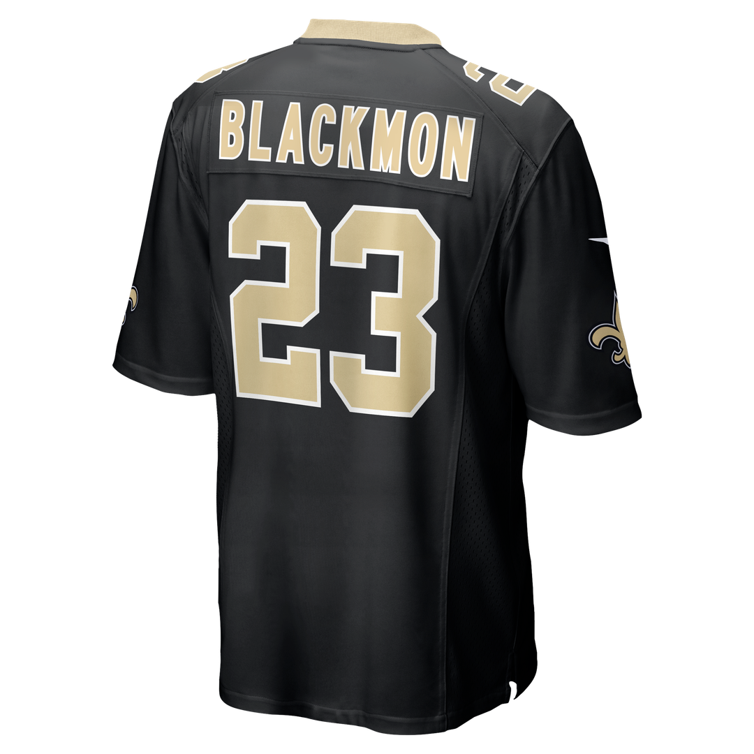 New Orleans Saints Julian Blackmon Nike Black Team Game Jersey