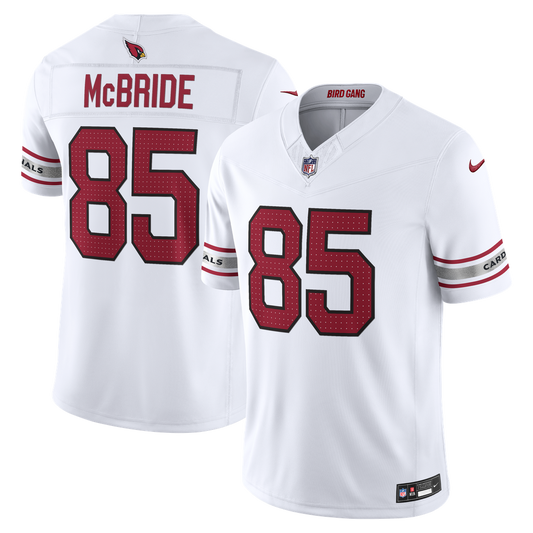 Arizona Cardinals Trey McBride Nike White Vapor F.U.S.E. Stitched Limited Jersey