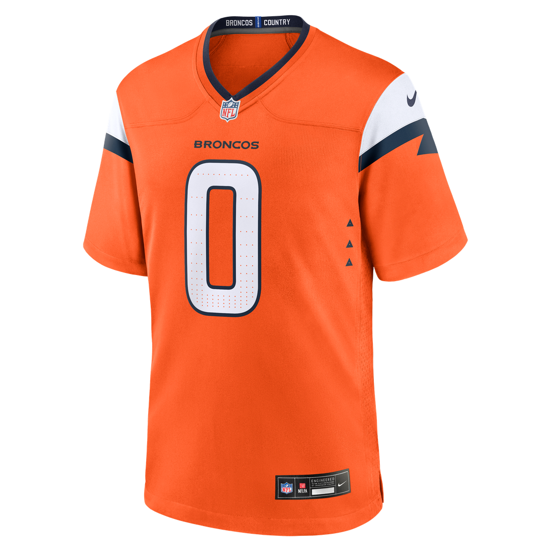 Denver Broncos Jonathon Cooper Nike Orange Team Game Jersey