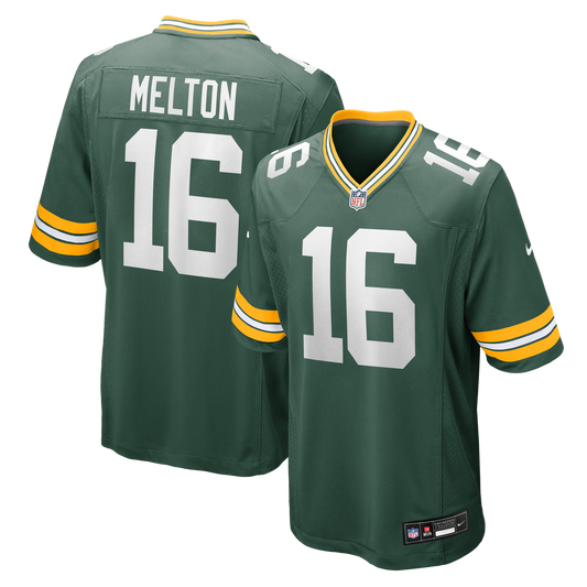 Green Bay Packers Bo Melton Nike Green Team Game Jersey
