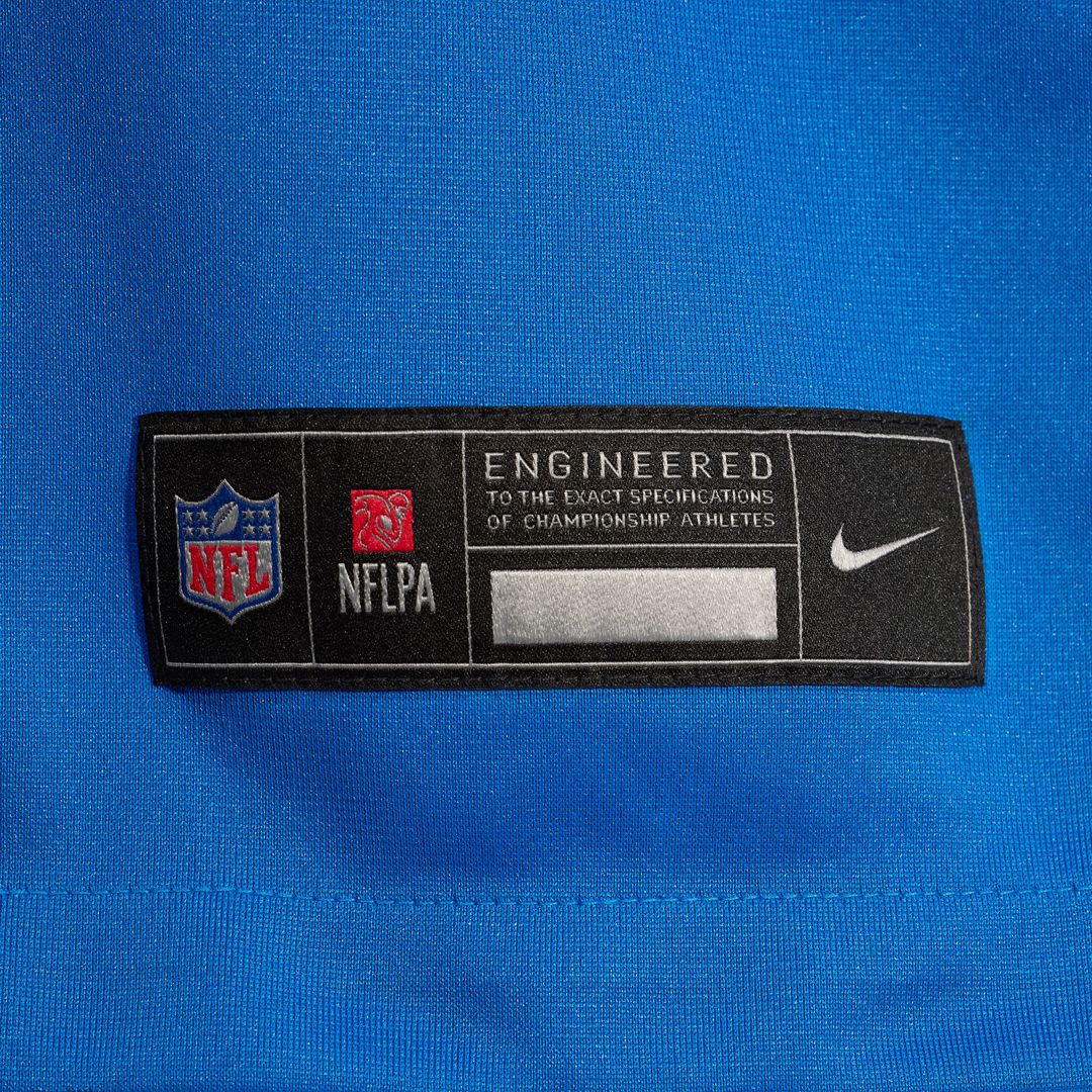Detroit Lions Sam LaPorta Nike White White Game Jersey