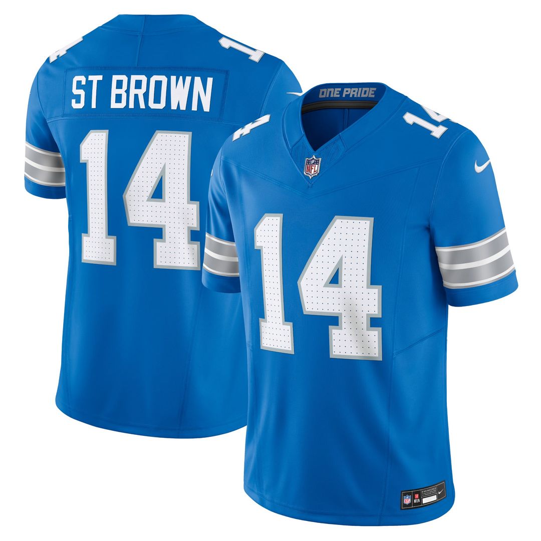 Detroit Lions Amon-Ra St. Brown Nike Black 2nd Alternate Vapor F.U.S.E. Limited Jersey
