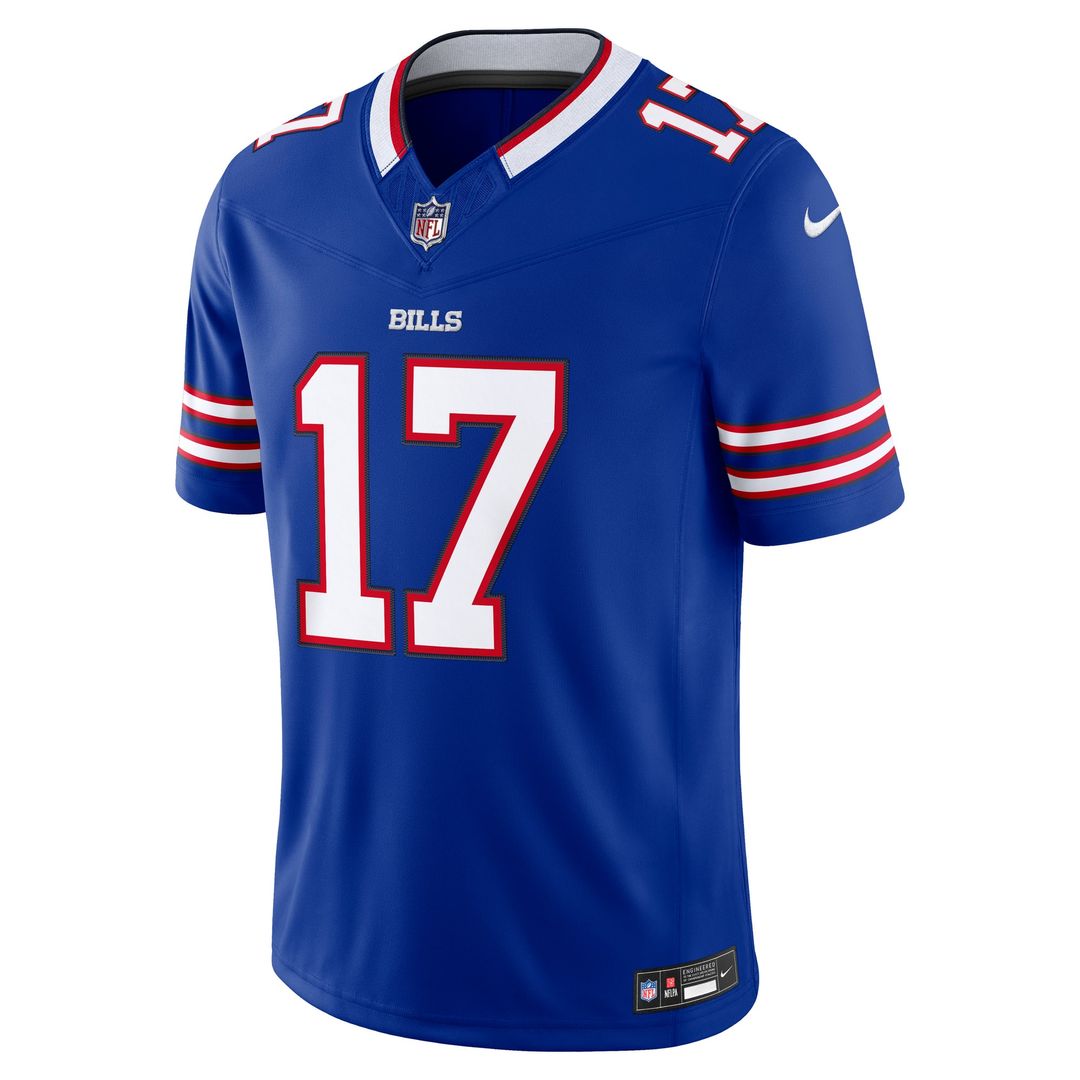 Buffalo Bills Josh Allen Nike Red Alternate Vapor F.U.S.E. Stitched Limited Jersey