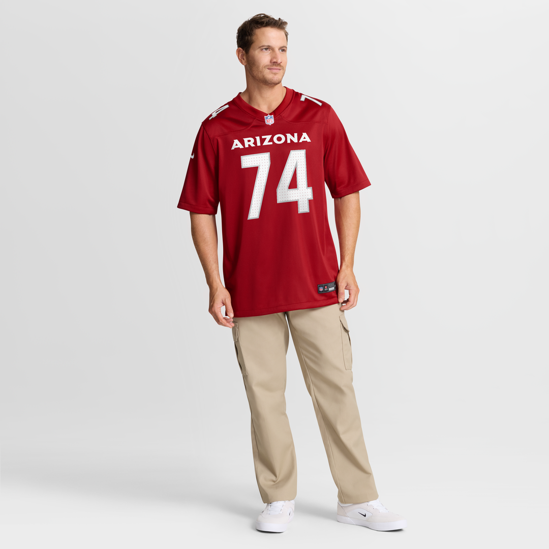 Arizona Cardinals Isaiah Adams Nike Cardinal Team Game Jersey