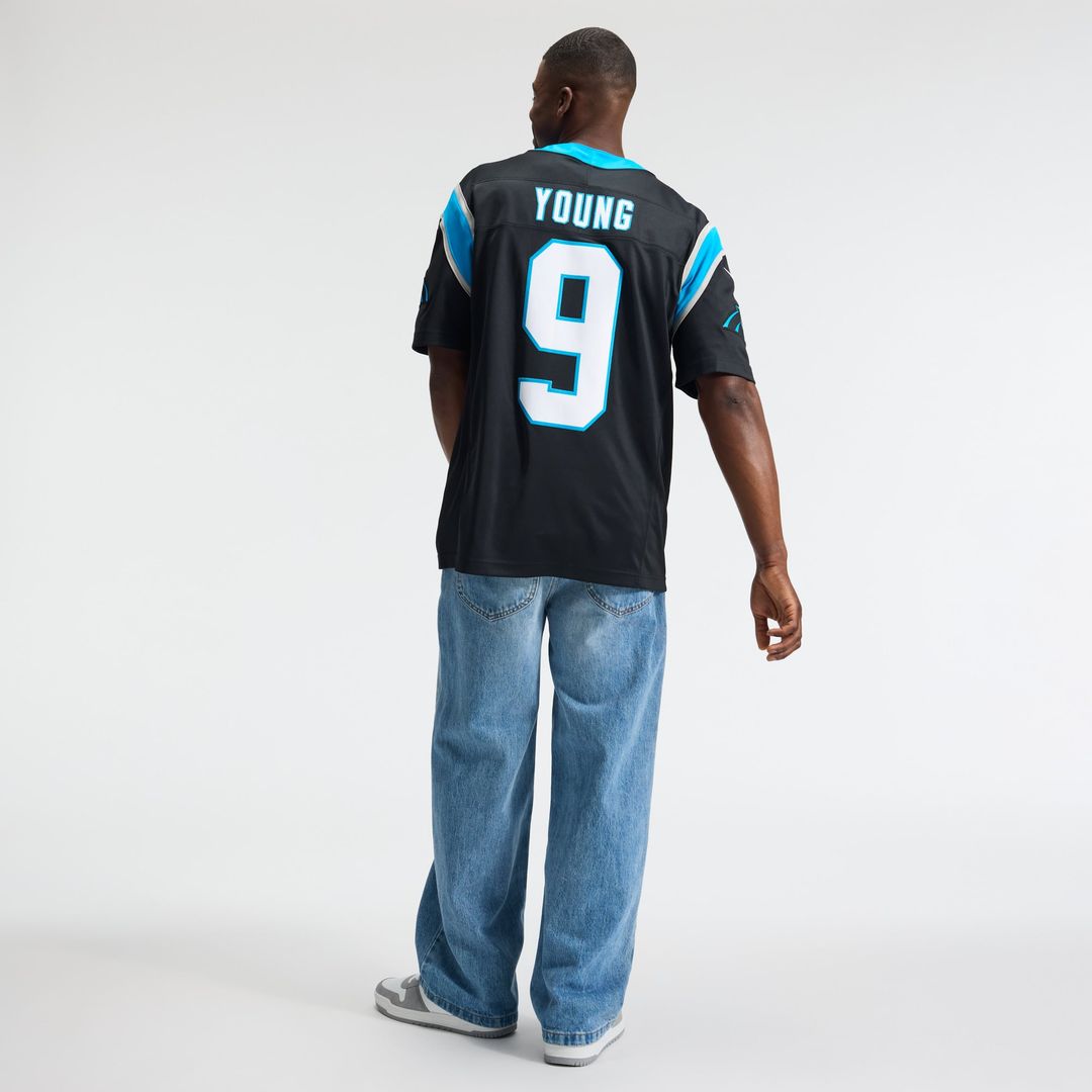 Carolina Panthers Bryce Young Nike Blue Alternate Vapor F.U.S.E. Stitched Limited Jersey