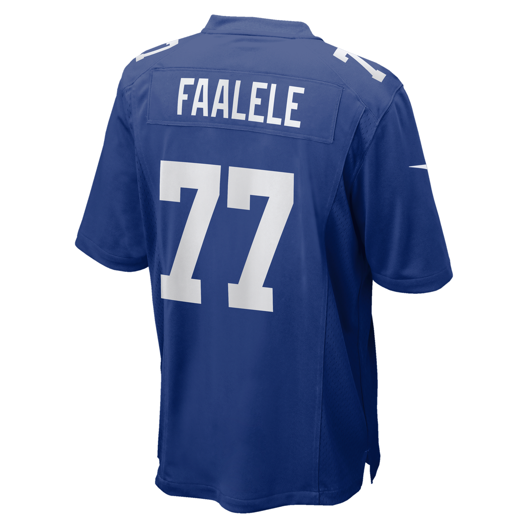 New York Giants Daniel Faalele Nike Royal Team Game Jersey