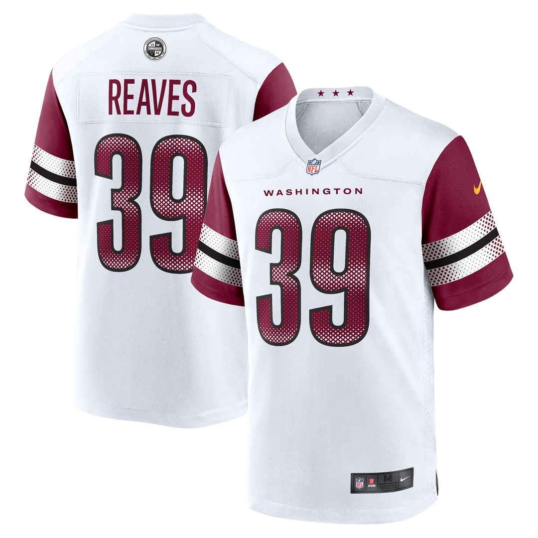 Washington Commanders Jeremy Reaves Nike Burgundy Game Jersey