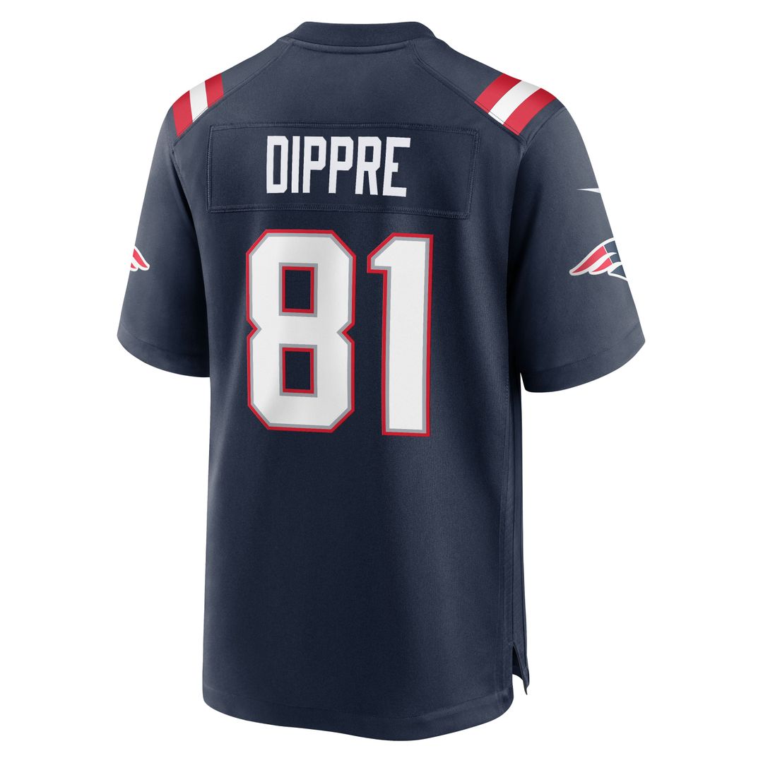 New England Patriots CJ Dippre Nike Navy Team Game Jersey