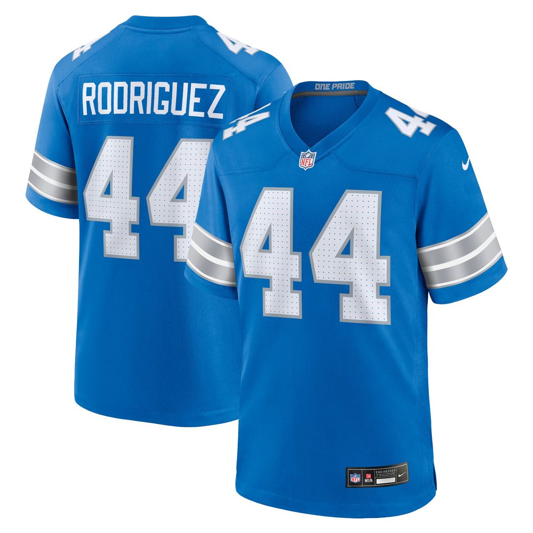 Detroit Lions Malcolm Rodriguez Nike Black 2nd Alternate Game Jersey