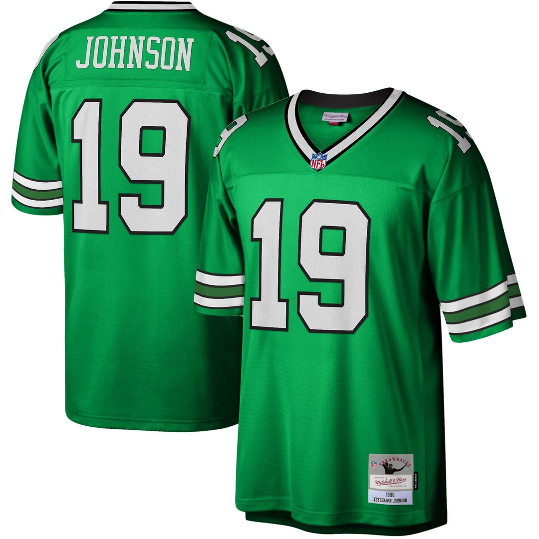 New York Jets Keyshawn Johnson Mitchell & Ness Green Legacy Replica Jersey