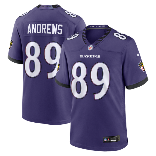 Baltimore Ravens Mark Andrews Nike Purple Team Game Jersey