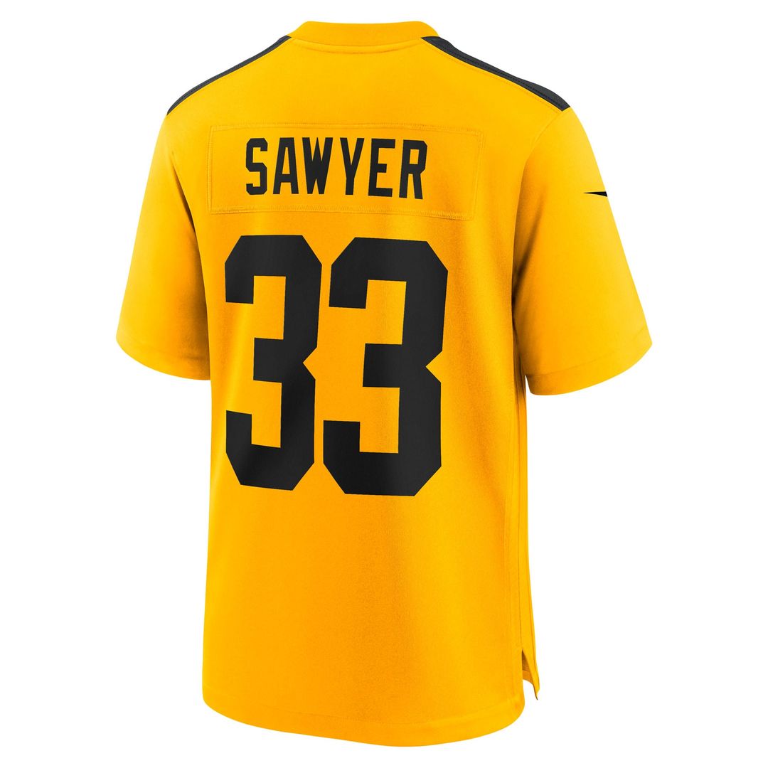 Pittsburgh Steelers Jack Sawyer Nike Gold Alternate Game Jersey