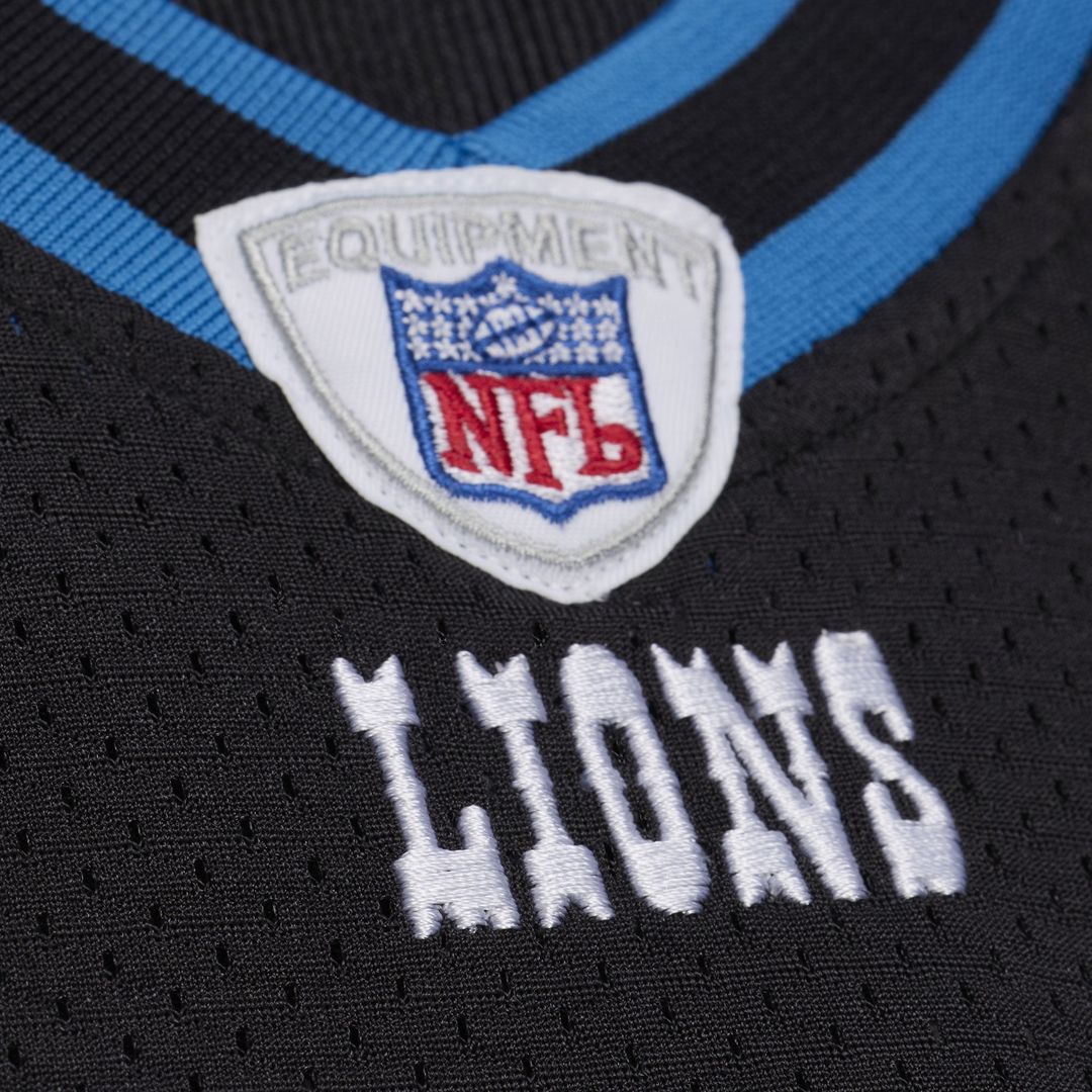 Detroit Lions Calvin Johnson Mitchell & Ness Black 2007 Authentic Throwback Jersey