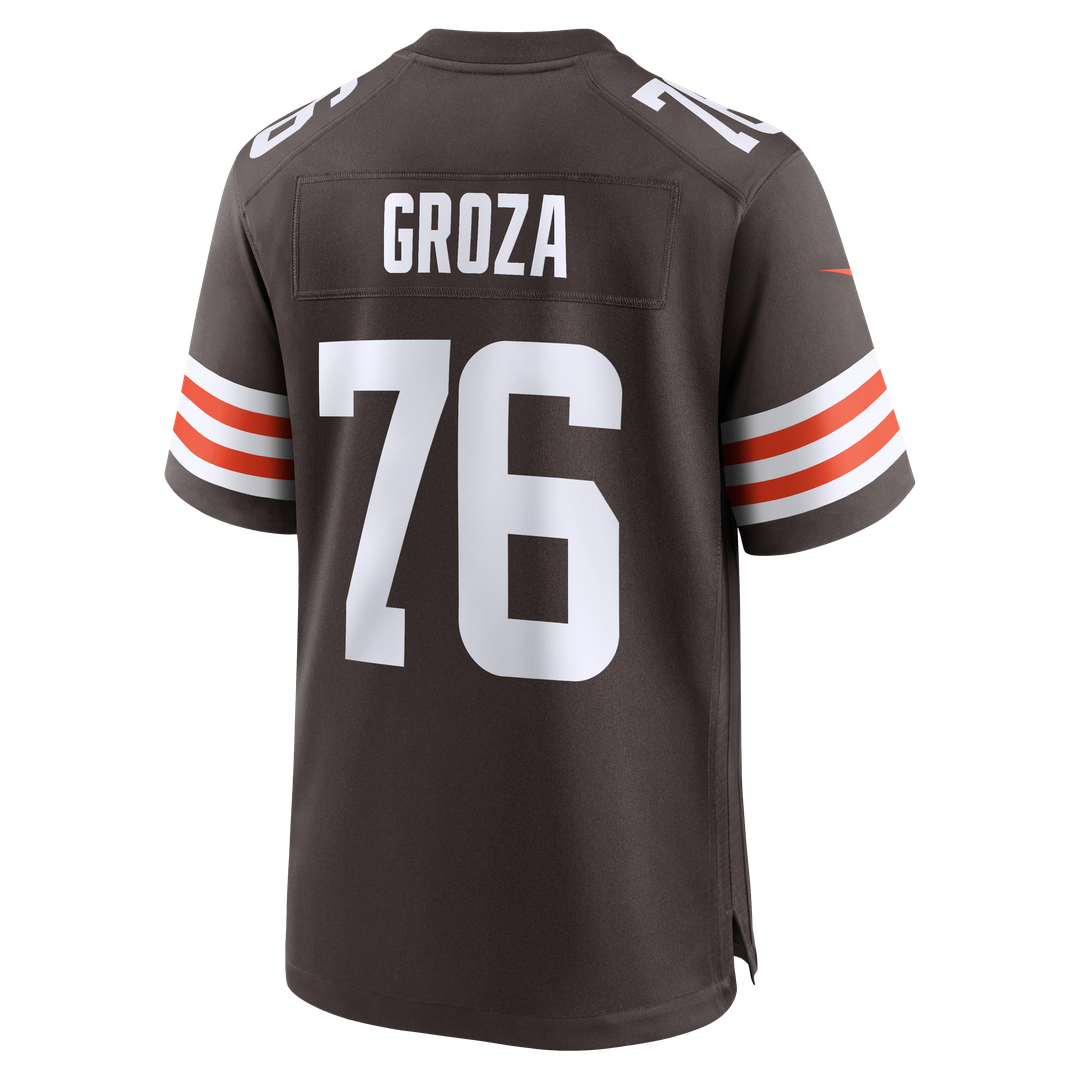 Cleveland Browns Lou Groza Nike Brown Game Retired Player Jersey