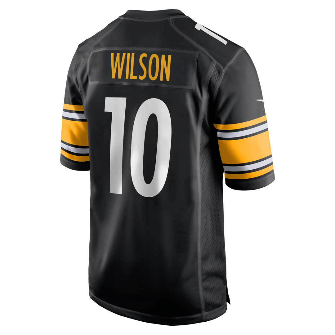 Pittsburgh Steelers Roman Wilson Nike Black Game Player Jersey