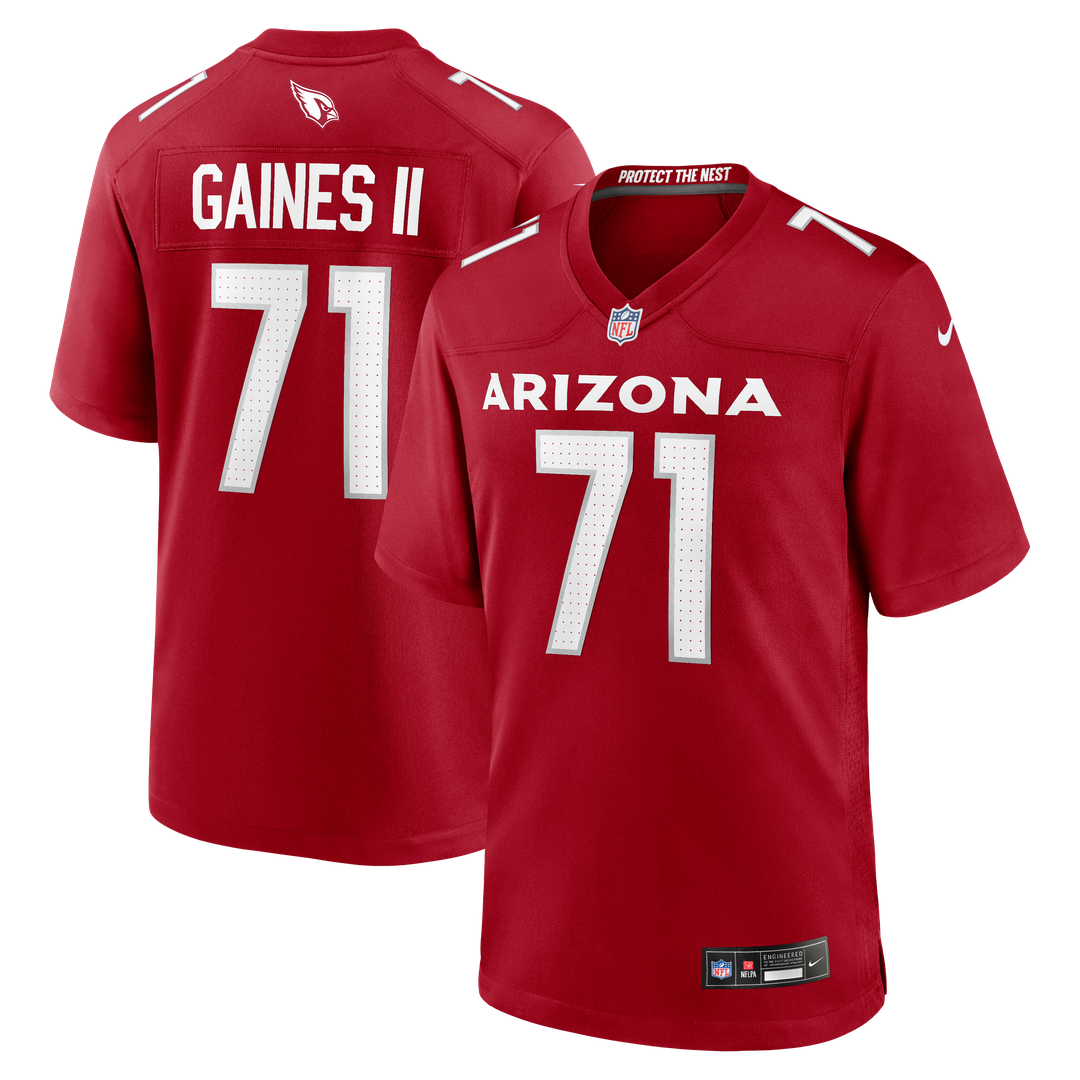 Arizona Cardinals Jon Gaines II Nike Cardinal Team Game Jersey