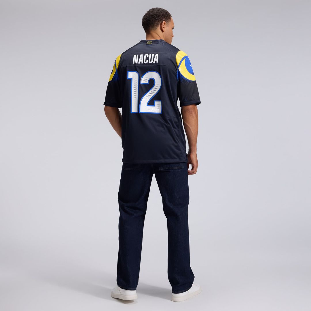Los Angeles Rams Puka Nacua Nike Dark Blue Rivalries Collection Game Jersey