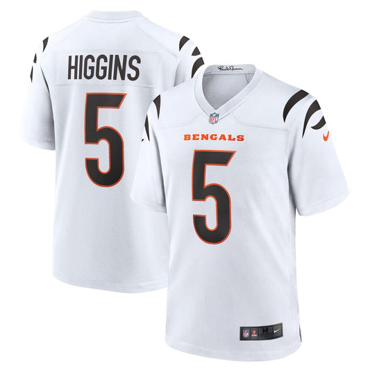 Cincinnati Bengals Tee Higgins Nike White Game Jersey