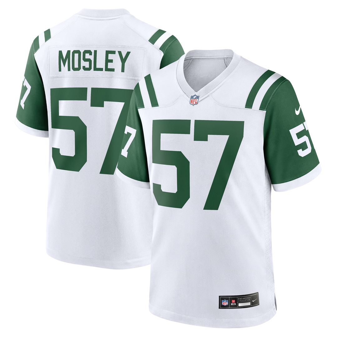 New York Jets C.J. Mosley Nike Legacy Green Team Game Jersey