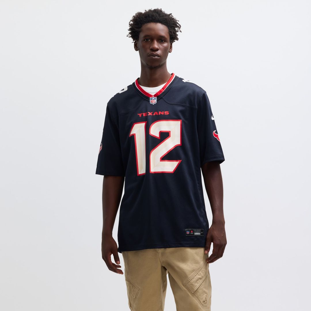 Houston Texans Nico Collins Nike Red Alternate Game Jersey