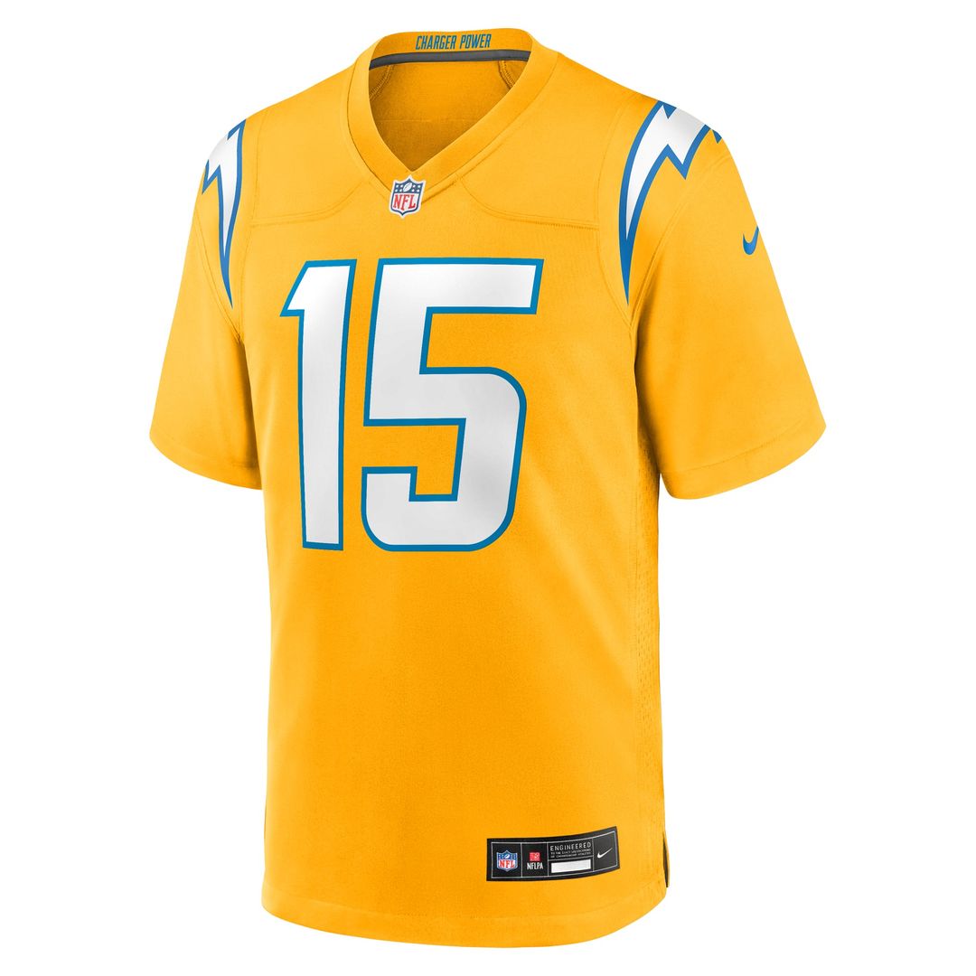 Los Angeles Chargers Ladd McConkey Nike Navy Alternate Super Chargers Game Player Jersey