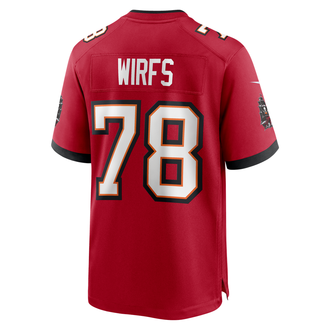 Tampa Bay Buccaneers Tristan Wirfs Nike Red Player Game Jersey
