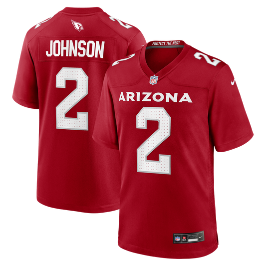 Arizona Cardinals Will Johnson Nike Cardinal Team Game Jersey