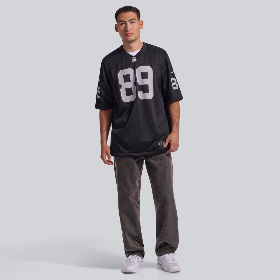 Las Vegas Raiders Brock Bowers Nike White Game Jersey