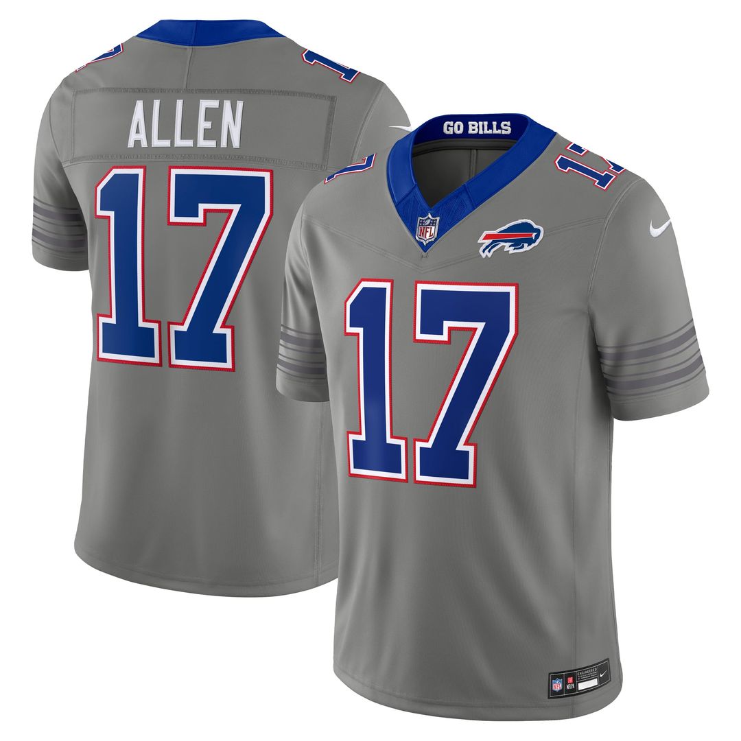 Buffalo Bills Josh Allen Nike White Vapor F.U.S.E. Stitched Limited Jersey