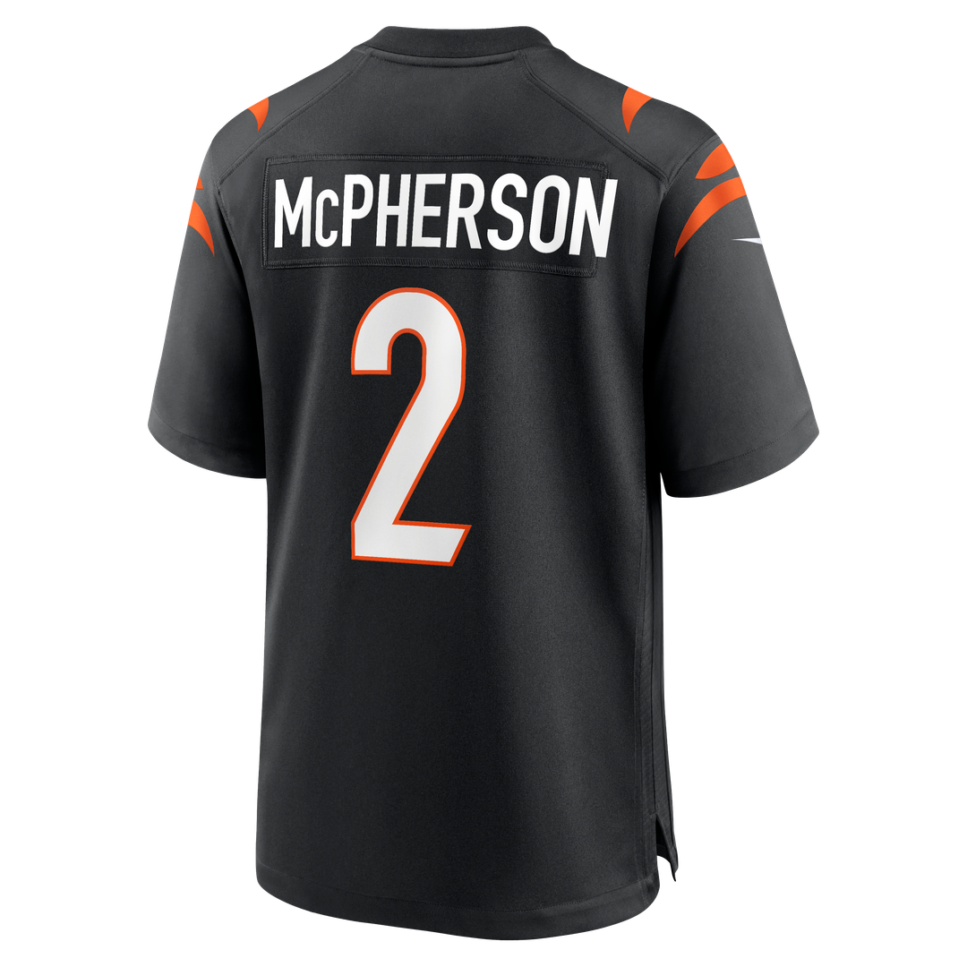 Cincinnati Bengals Evan McPherson Nike Black Game Jersey